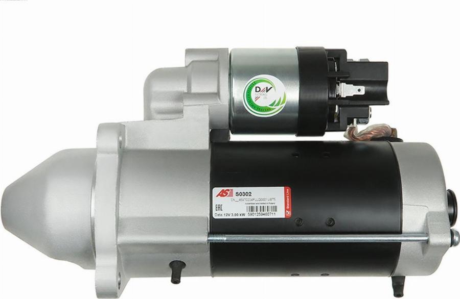 AS-PL S0302 - Startmotor xdelar.se