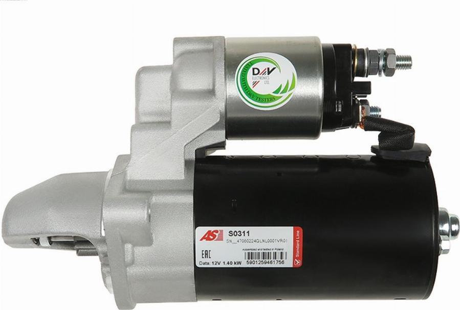 AS-PL S0311 - Startmotor xdelar.se