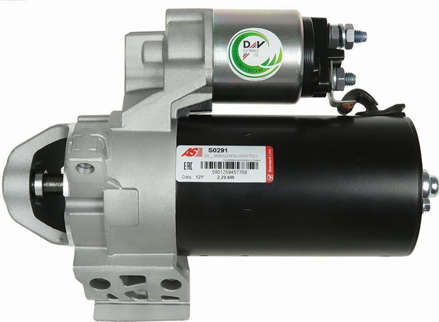 AS-PL S0291 - Startmotor xdelar.se