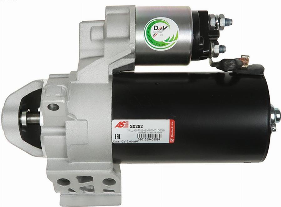 AS-PL S0292 - Startmotor xdelar.se