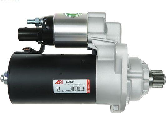 AS-PL S0229 - Startmotor xdelar.se