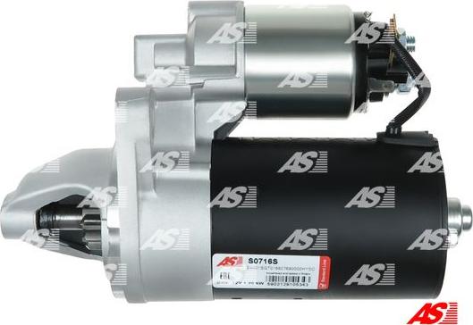 AS-PL S0716S - Startmotor xdelar.se