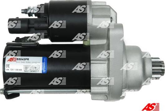 AS-PL S3043PR - Startmotor xdelar.se