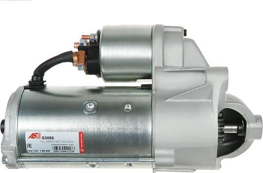 AS-PL S3058 - Startmotor xdelar.se