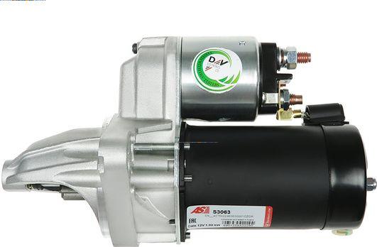 AS-PL S3063 - Startmotor xdelar.se