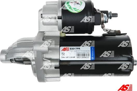 AS-PL S3017PR - Startmotor xdelar.se