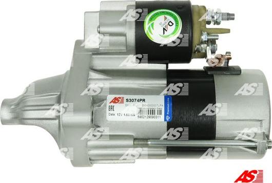 AS-PL S3074PR - Startmotor xdelar.se