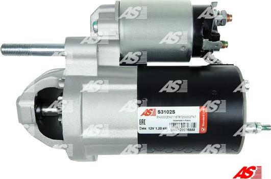 AS-PL S3102S - Startmotor xdelar.se