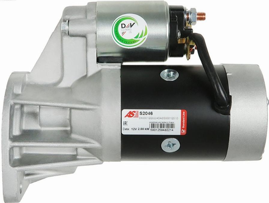 AS-PL S2046 - Startmotor xdelar.se