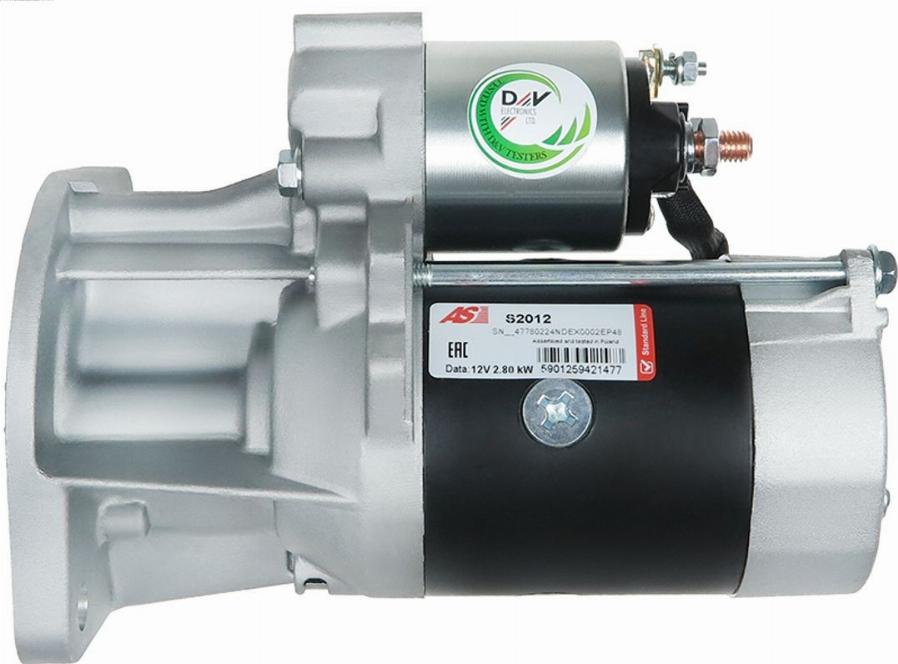 AS-PL S2012 - Startmotor xdelar.se