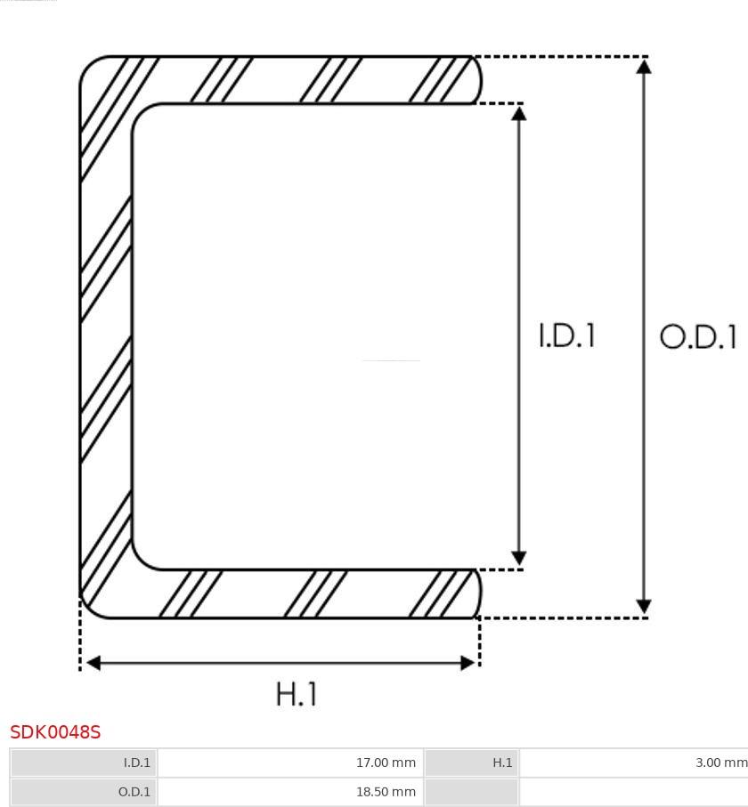 AS-PL SDK0048S - Reparationssats, startmotor xdelar.se