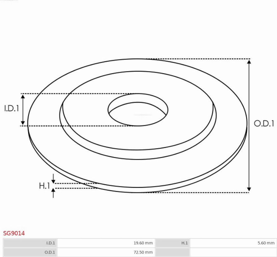 AS-PL SG9014 - Reparationssats, startmotor xdelar.se