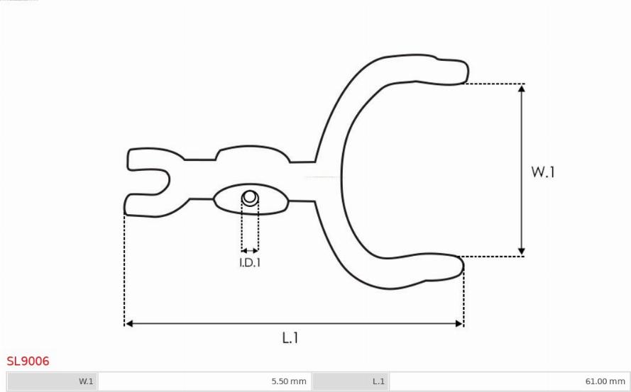 AS-PL SL9006 - Reparationssats, startmotor xdelar.se