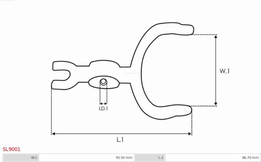 AS-PL SL9001 - Reparationssats, startmotor xdelar.se