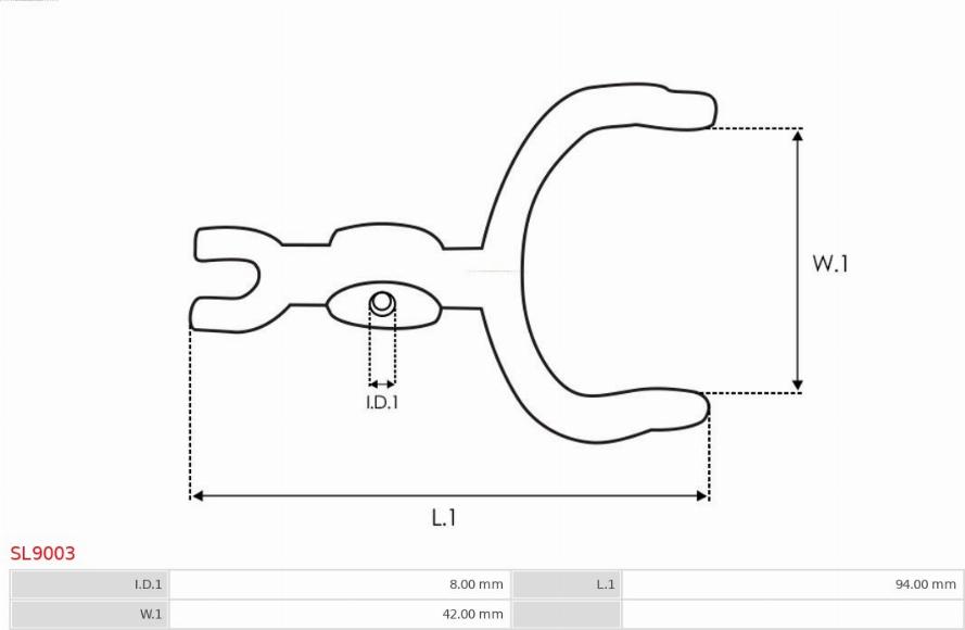 AS-PL SL9003 - Reparationssats, startmotor xdelar.se