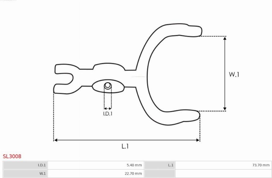 AS-PL SL3008 - Reparationssats, startmotor xdelar.se