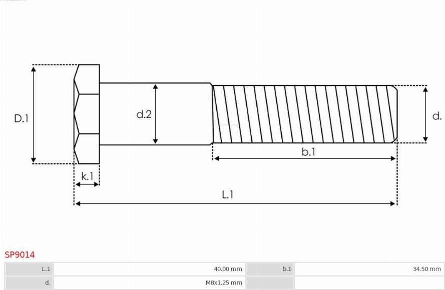 AS-PL SP9014 - Reparationssats, startmotor xdelar.se