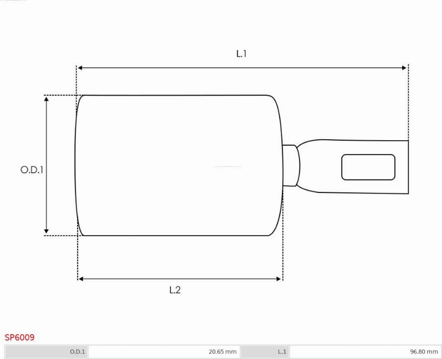 AS-PL SP6009 - Reparationssats, startmotor xdelar.se