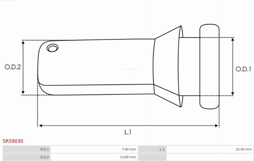 AS-PL SRS9030 - Reparationssats, startmotor xdelar.se