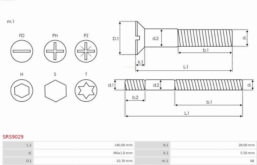 AS-PL SRS9029 - Reparationssats, generator xdelar.se