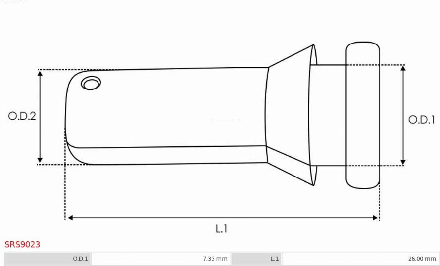 AS-PL SRS9023 - Reparationssats, startmotor xdelar.se