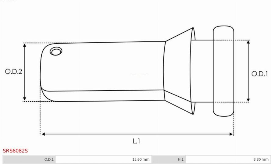 AS-PL SRS6082S - Reparationssats, startmotor xdelar.se