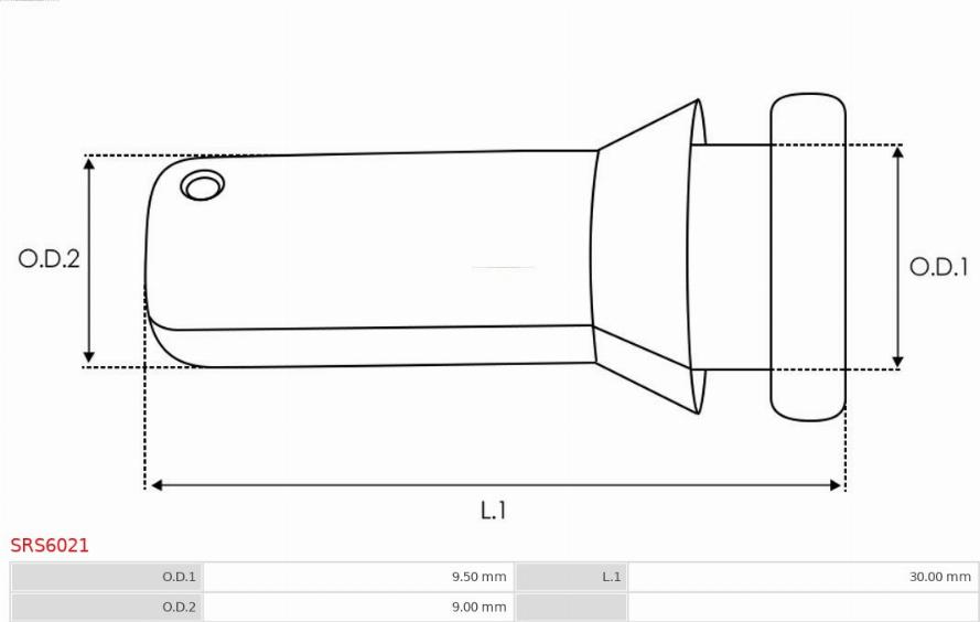 AS-PL SRS6021 - Reparationssats, startmotor xdelar.se