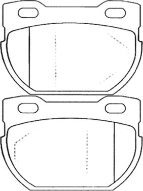 Valeo 302481 - Bromsbeläggssats, skivbroms xdelar.se