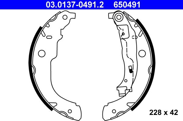 ATE 03.0137-0491.2 - Bromsbackar, sats xdelar.se