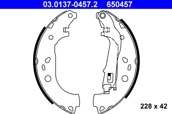 ATE 03.0137-0457.2 - Bromsbackar, sats xdelar.se