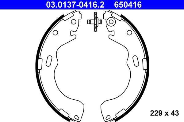 ATE 03.0137-0416.2 - Bromsbackar, sats xdelar.se