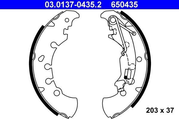 ATE 03.0137-0435.2 - Bromsbackar, sats xdelar.se