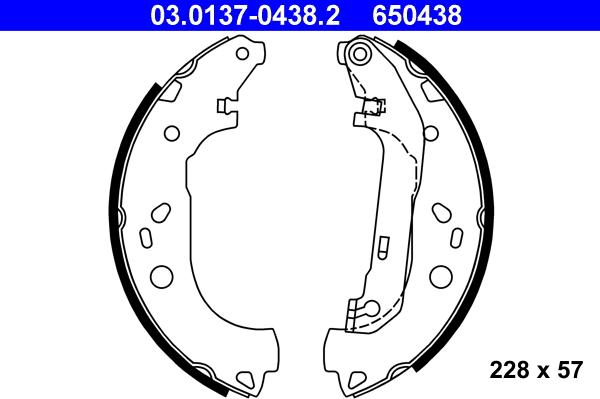 ATE 03.0137-0438.2 - Bromsbackar, sats xdelar.se