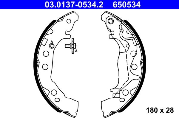 ATE 03.0137-0534.2 - Bromsbackar, sats xdelar.se