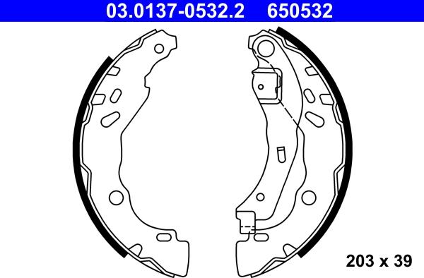 ATE 03.0137-0532.2 - Bromsbackar, sats xdelar.se