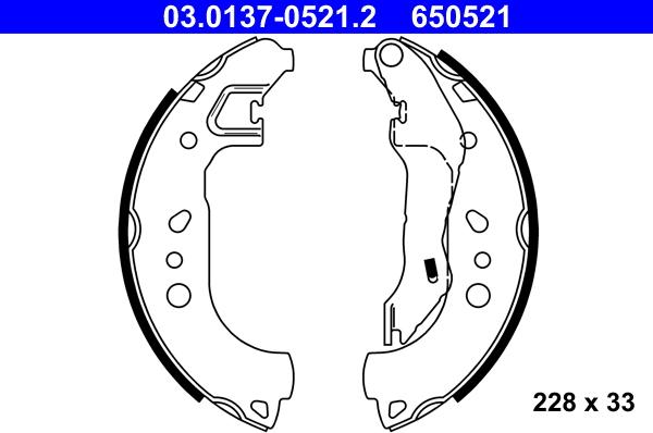 ATE 03.0137-0521.2 - Bromsbackar, sats xdelar.se