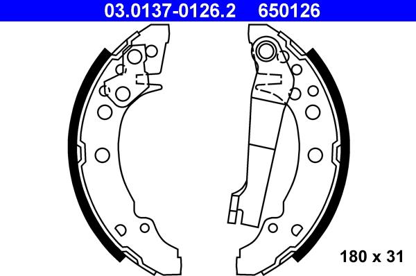 ATE 03.0137-0126.2 - Bromsbackar, sats xdelar.se