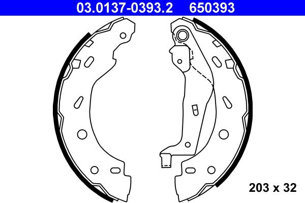 ATE 03.0137-0393.2 - Bromsbackar, sats xdelar.se