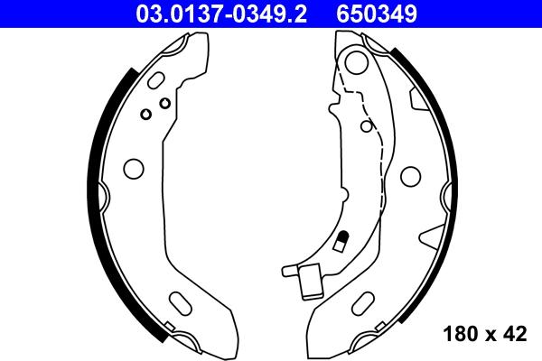 ATE 03.0137-0349.2 - Bromsbackar, sats xdelar.se