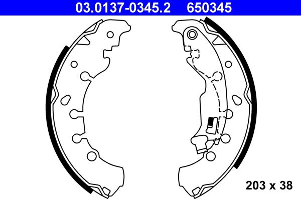 ATE 03.0137-0345.2 - Bromsbackar, sats xdelar.se