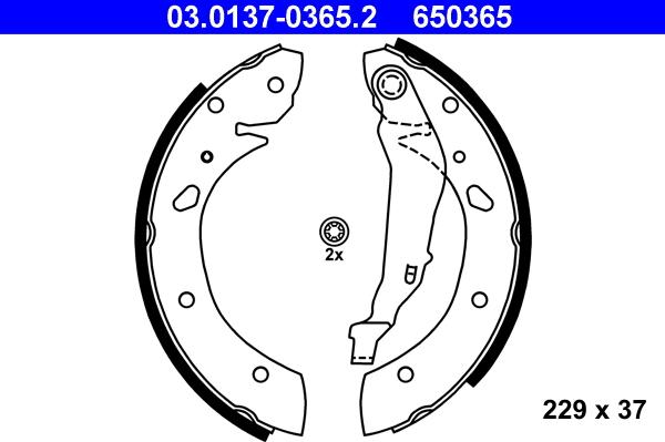 ATE 03.0137-0365.2 - Bromsbackar, sats xdelar.se