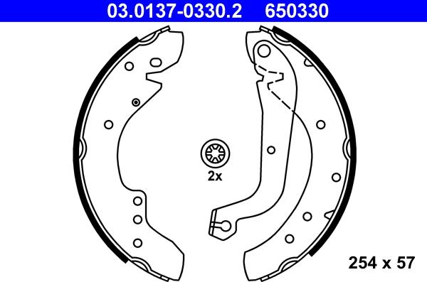 ATE 03.0137-0330.2 - Bromsbackar, sats xdelar.se