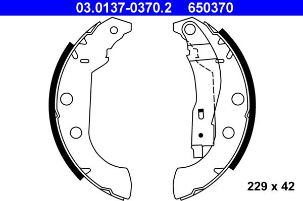 ATE 03.0137-0370.2 - Bromsbackar, sats xdelar.se