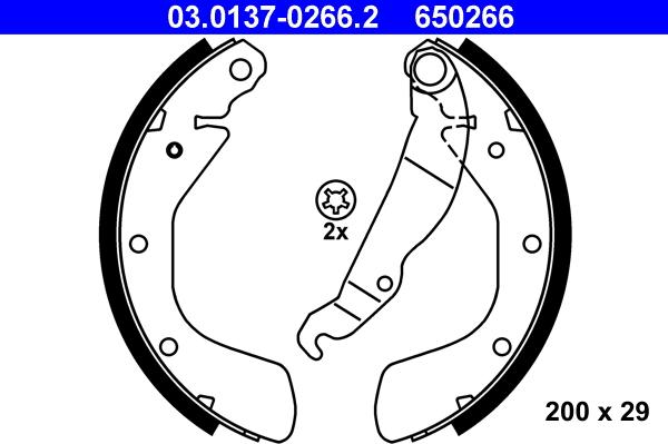 ATE 03.0137-0266.2 - Bromsbackar, sats xdelar.se