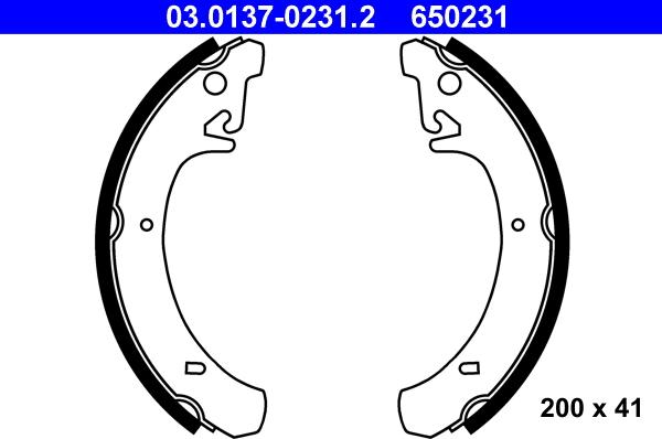 ATE 03.0137-0231.2 - Bromsbackar, sats xdelar.se