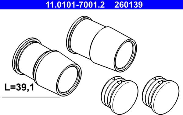 ATE 11.0101-7001.2 - Styrlagersats, bromsok xdelar.se