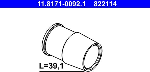 ATE 11.8171-0092.1 - Styrhylsa, bromsok xdelar.se