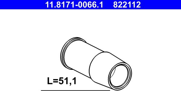 ATE 11.8171-0066.1 - Styrhylsa, bromsok xdelar.se