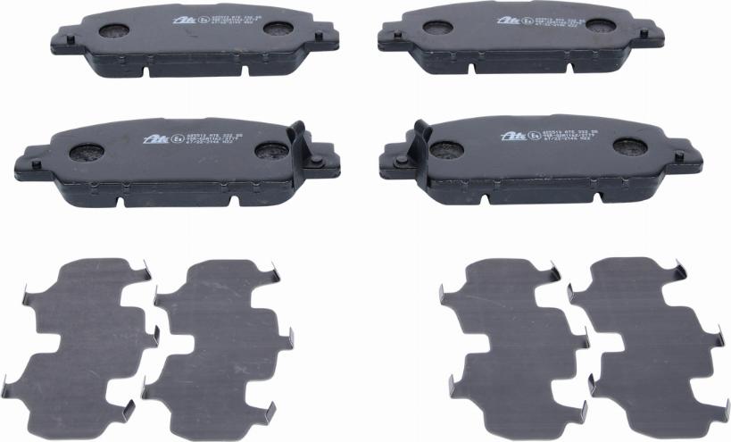 ATE 13.0460-5513.2 - Bromsbeläggssats, skivbroms xdelar.se