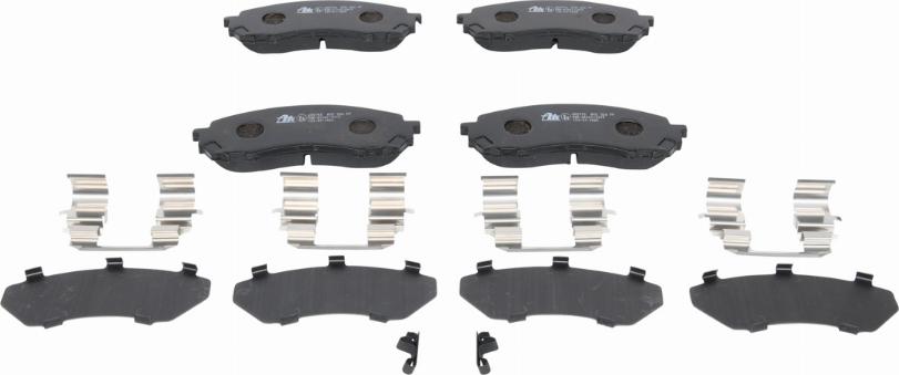 ATE 13.0460-5793.2 - Bromsbeläggssats, skivbroms xdelar.se